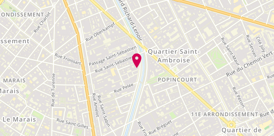 Plan de Archi Bath, 79 Boulevard Richard-Lenoir, 75011 Paris
