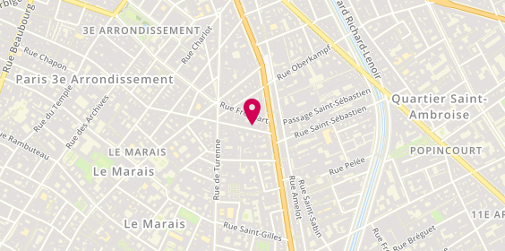 Plan de Boutique Generale, 6 Rue du Pont Aux Choux, 75003 Paris