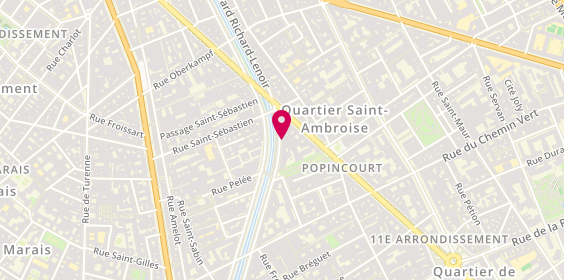 Plan de Lapeyre, 76 Boulevard Richard-Lenoir, 75011 Paris