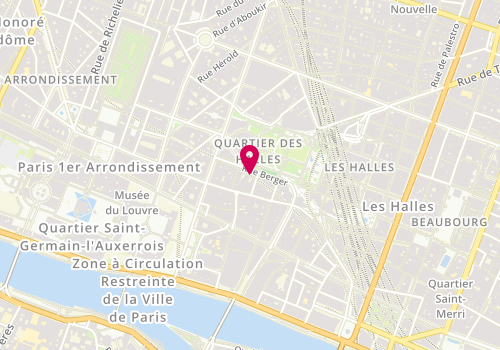 Plan de Linea Carrelage, 41 Rue Berger, 75001 Paris