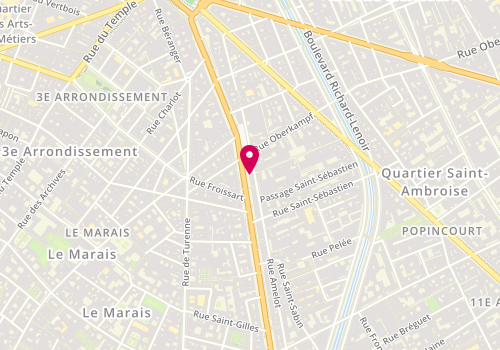 Plan de Le Petit Souk, 20 Boulevard des Filles du Calvaire, 75011 Paris