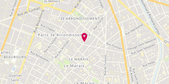Plan de Faïencerie Georges, 18 Rue Charlot, 75003 Paris