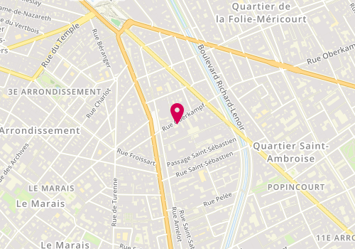 Plan de Mahatsara, 8 Rue Oberkampf, 75011 Paris
