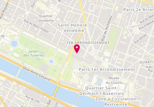 Plan de Deny Fontaine-Paris, 190 Rue Rivoli, 75001 Paris