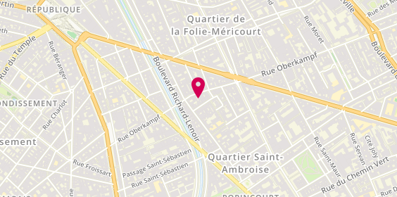 Plan de A (A B C Deco Christian Morel), 44 Rue Oberkampf, 75011 Paris