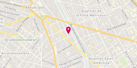 Plan de Borgo Delle Tovaglie Srl, 4 Rue du Grand Prieuré, 75011 Paris