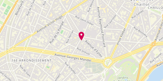 Plan de Lenimax- Paris 16, 39 avenue d'Eylau, 75116 Paris