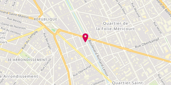 Plan de Studio ON Luminaire Architectural, 123 Boulevard Richard-Lenoir, 75011 Paris