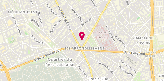 Plan de Au Bon Chic, 18 Rue des Gâtines, 75020 Paris