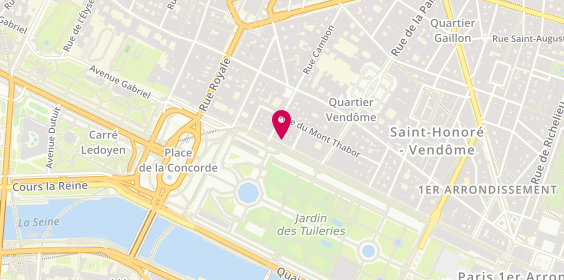 Plan de Lalique Cristallerie, 242 Rue de Rivoli, 75001 Paris
