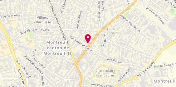 Plan de Taylux-Vernis Jacquelin, 67 Boulevard Paul Vaillant Couturier, 93100 Montreuil