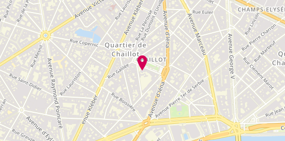 Plan de Baccarat Maison Paris Place des Etats-Unis, 11 place des États-Unis, 75116 Paris