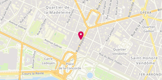 Plan de Saint-Louis, 13 Rue Royale, 75008 Paris