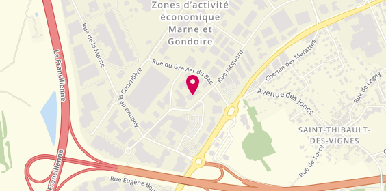 Plan de Tissus des Ursules, 4 Rue des Marmousets
Zone Industrielle de la Courtillière, 77400 Saint-Thibault-des-Vignes