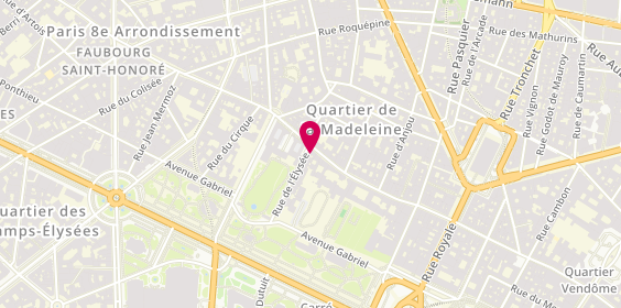 Plan de Frette, 49 Rue du Faubourg Saint-Honoré, 75008 Paris