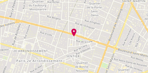 Plan de Atelier Stéphanie ETIENNE, 31 Boulevard de Bonne Nouvelle, 75002 Paris