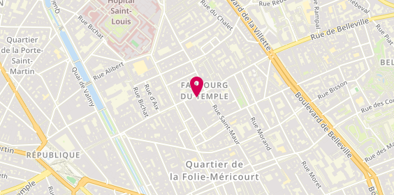 Plan de Ikra, 74 Rue du Faubourg du Temple, 75011 Paris