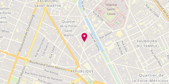 Plan de Ideco Store, 19 Rue Beaurepaire, 75010 Paris