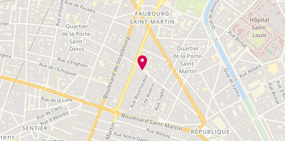 Plan de Les Saintes Cheries, 41 Rue du Château d'Eau, 75010 Paris