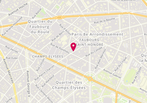 Plan de Médioni Champs Elysées, 114 Rue la Boetie, 75008 Paris