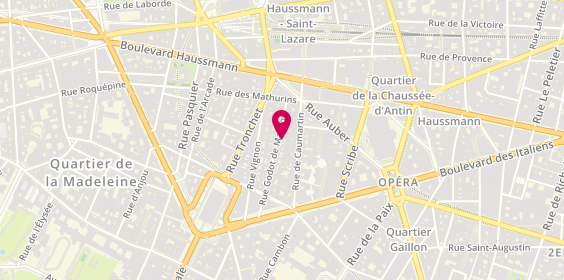 Plan de Björka design, 30 Rue Godot de Mauroy, 75009 Paris
