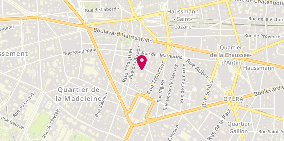 Plan de Amphibain, 13 Rue de Castellane, 75008 Paris