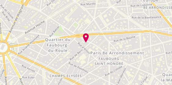 Plan de Homyz, 155 Rue du Faubourg Saint-Honoré, 75008 Paris