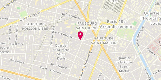 Plan de Cristallerie de Paris, 1 Rue de Paradis, 75010 Paris