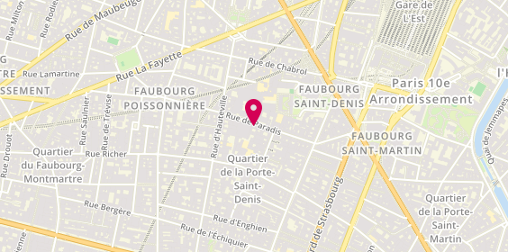Plan de Canapes Seanroyale France, 21Bis Rue de Paradis, 75010 Paris