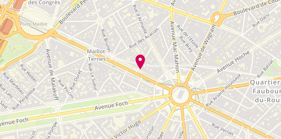 Plan de Euroconcert Pianos Artelys - Euroconcert, 16 Avenue de la Grande Armee, 75017 Paris