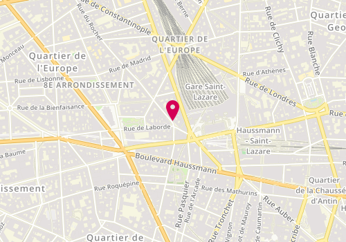 Plan de Saint Maclou, 12 Rue du Rocher, 75008 Paris