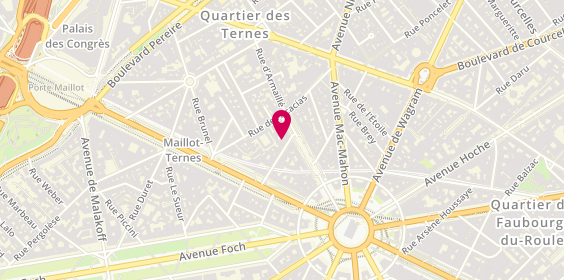 Plan de Mikasa Furniture, 9 Rue Anatole de la Forge, 75017 Paris
