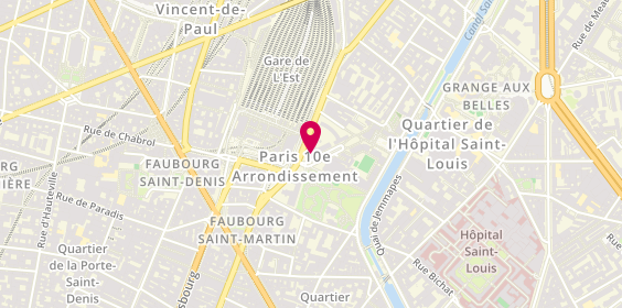 Plan de YARIV Azaria, 1 avenue de Verdun, 75010 Paris