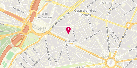Plan de Paolo Ricci, 5 Rue Denis Poisson, 75017 Paris