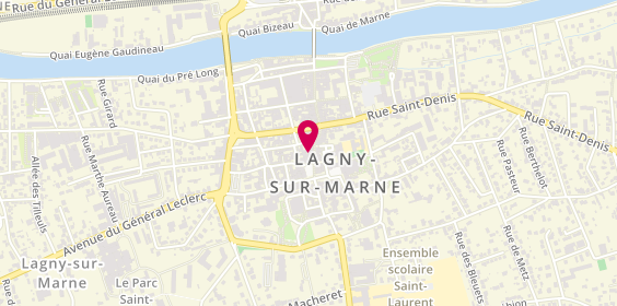 Plan de Opalor Nao, 24 Rue des Marchés, 77400 Lagny-sur-Marne