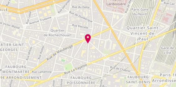 Plan de Bleu Amarante, 135 Rue du Faubourg Poissonnière, 75009 Paris