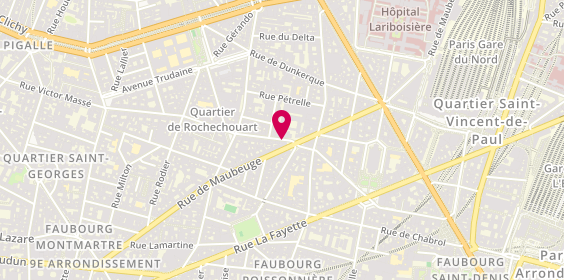 Plan de Paris Passementerie, 1 Rue Condorcet, 75009 Paris