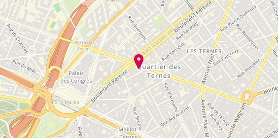 Plan de Astéri (Ternes - Paris XVIIe) - Luminaires Paris, 81 avenue des Ternes, 75017 Paris
