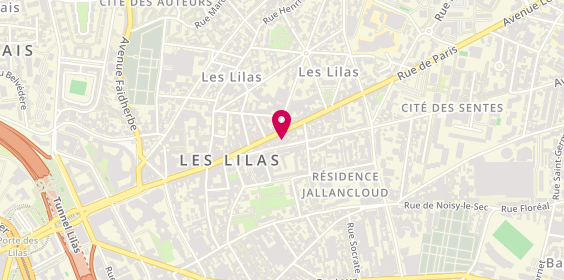 Plan de Casto Les Lilas, 15 Boulevard de la Liberté, 93260 Les Lilas