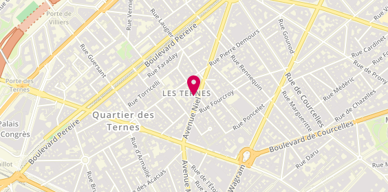Plan de Toiles de Mayenne, 21 avenue Niel, 75017 Paris