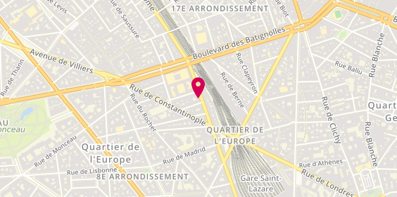 Plan de Nebout & Hamm, 69 Rue de Rome, 75008 Paris