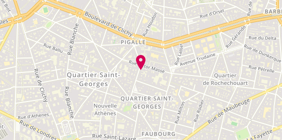 Plan de Debeaulieu, 30 Rue Henry Monnier, 75009 Paris