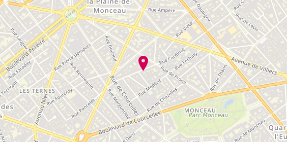 Plan de Quadro Paris 17ème, 22 Rue Cardinet, 75017 Paris