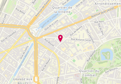 Plan de Dodo Toucan, 69 Rue de Meaux, 75019 Paris
