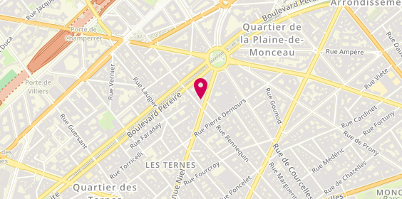 Plan de SILVERA, 83 avenue Niel, 75017 Paris