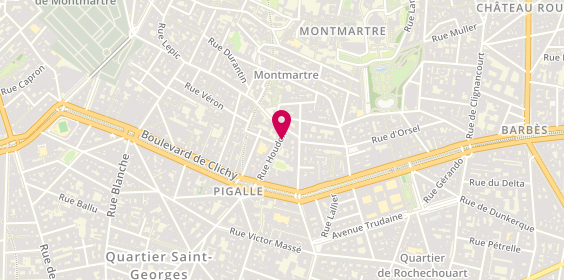 Plan de Tienda Esquipulas, 20 Rue Houdon, 75018 Paris