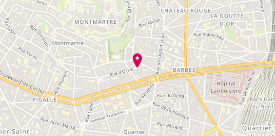 Plan de Mousse de Paris, 17 Rue d'Orsel, 75018 Paris