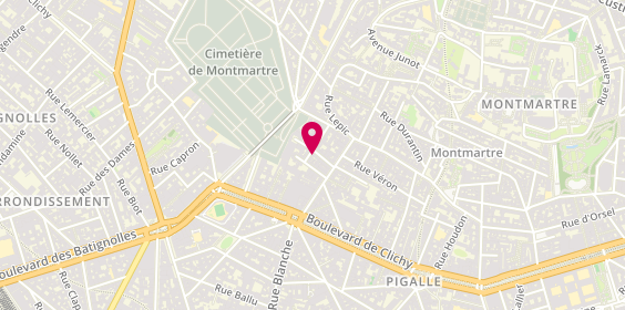 Plan de Ireale, 7 Rue Constance, 75018 Paris