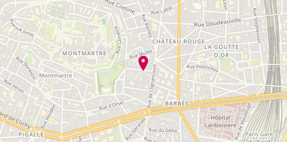 Plan de La Fée Caséine Paris, 9 Rue André Del Sarte, 75018 Paris