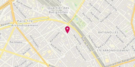 Plan de DichroLED, 72 Rue de Saussure, 75017 Paris